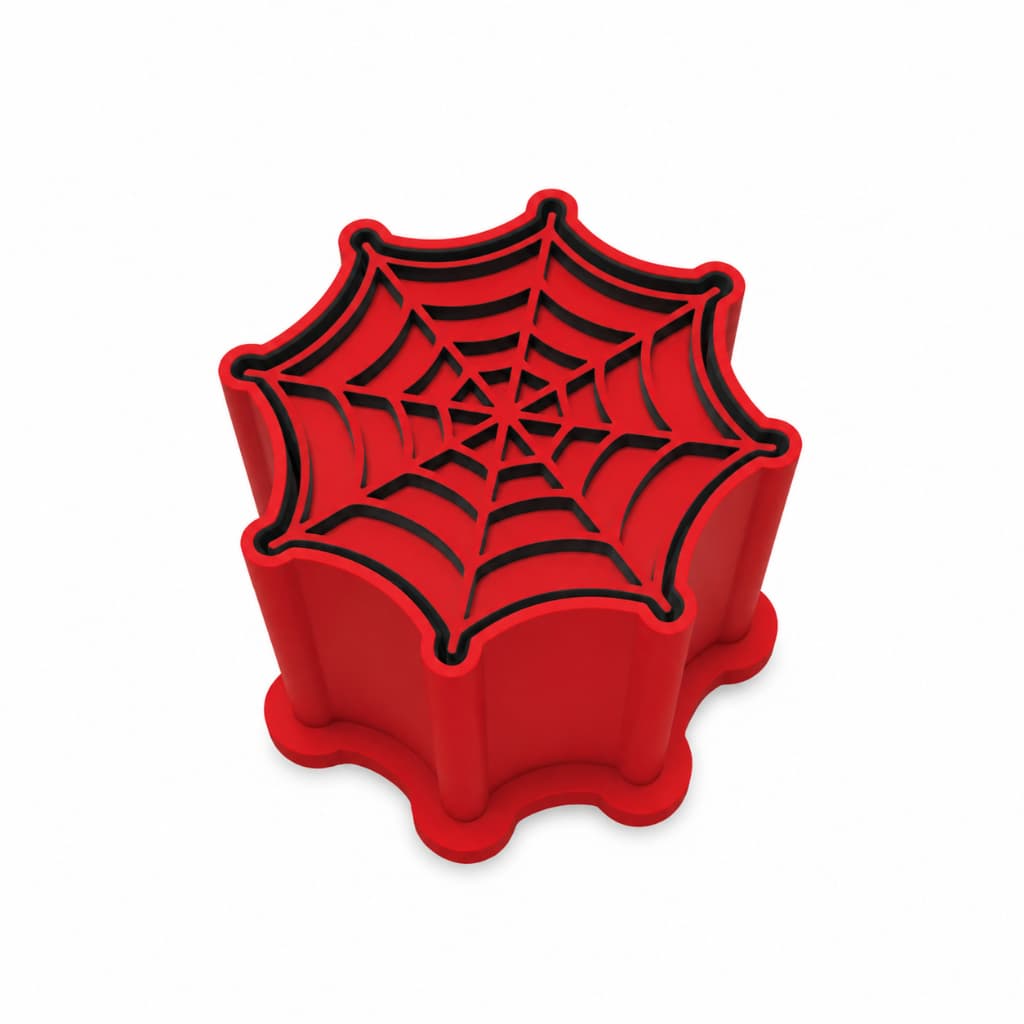 Ejetor Modelador Para Doces TEIA HOMEM ARANHA Brigadeiros Docinhos Massa Biscuit Biscoito Resistente Massinha Modelar Pa