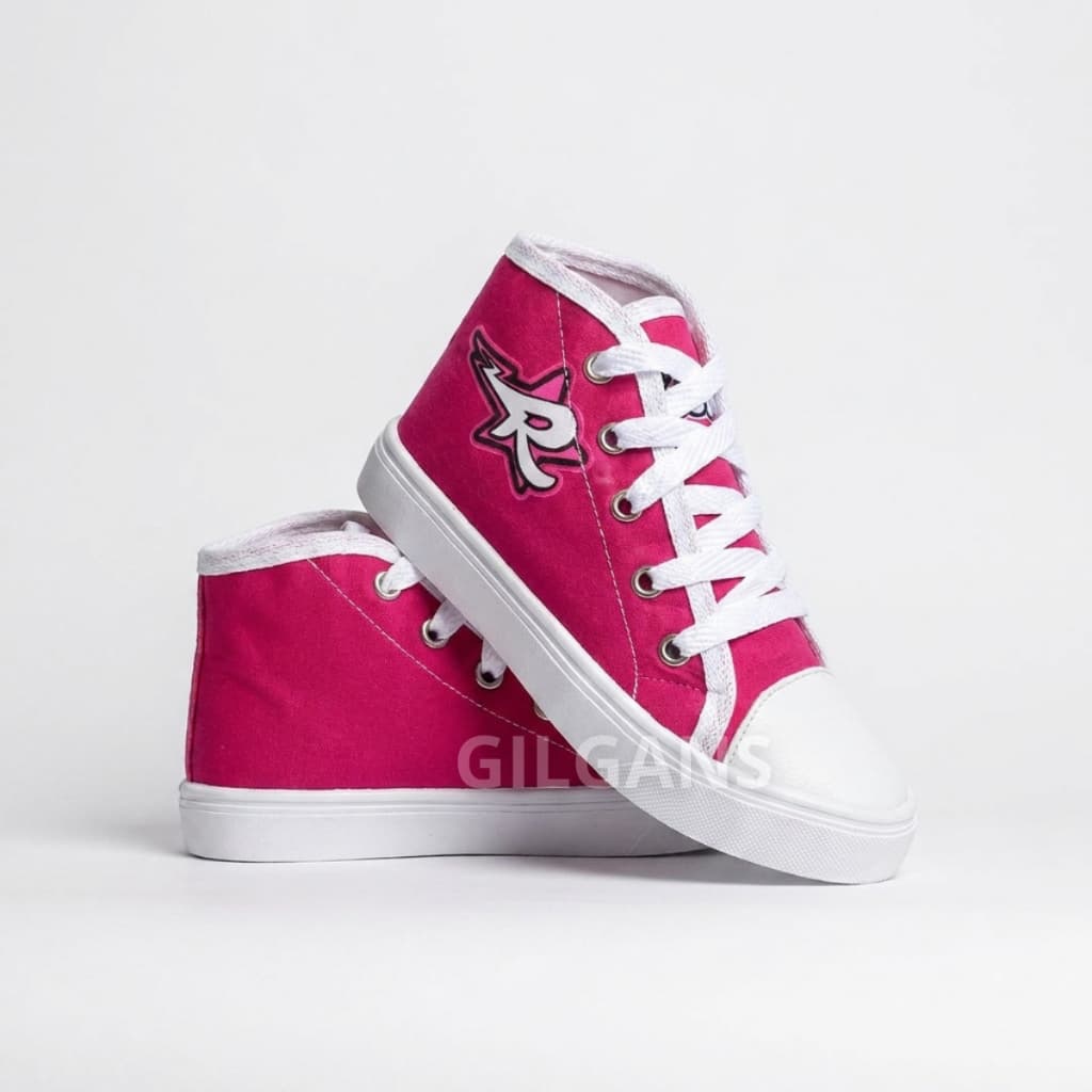 Botinha Emilly Vick Infantil Cano Alto Tenis Menina Menino Grupo Dos Rosa  Katlen Void Leozin Robson