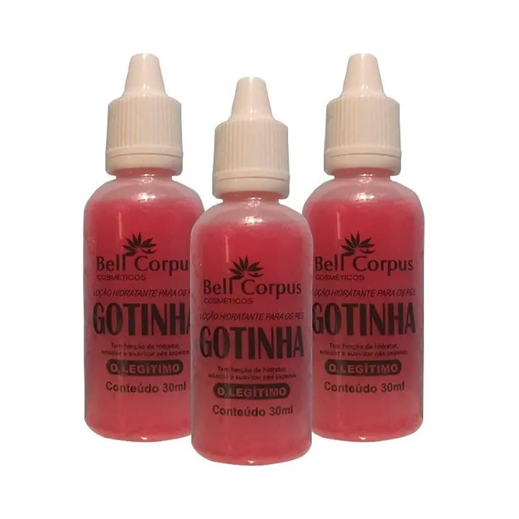 Kit C/ 3 Gotinhas Milagrosa Bell Corpus 30 ml - CM0002K3