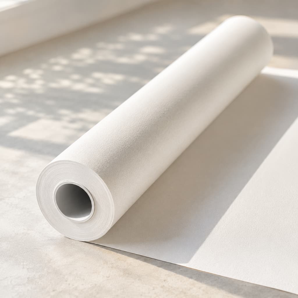 Rolo/Bobina Para Desenho Criativo Infantil Em Papel Branco 45 cm X 20m