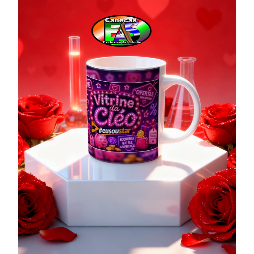 Vitrine da Cleo - Caneca Personalizada Exclusiva de Lives