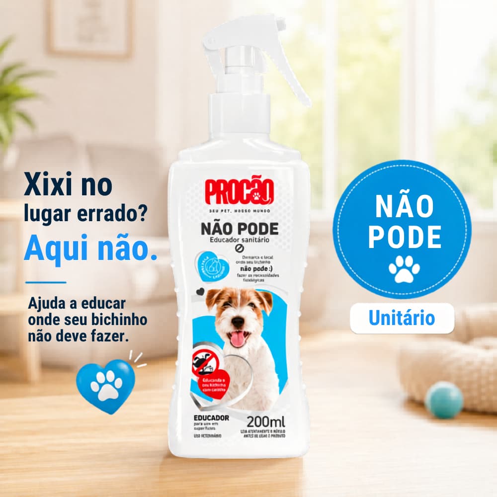 Educador Sanitário Procão Não Pode 200ml Cachorro Xixi Lugar Errado