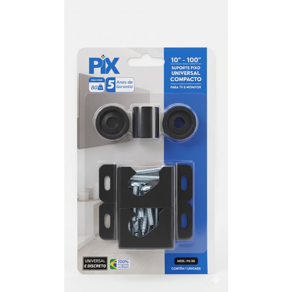 Suporte para TV Universal Fixo Compacto Tv Monitor 100 Polegadas Pratico Resistente Rack Estante Sala Quarto