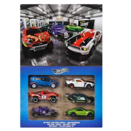 Conjunto De Carrinhos - Hot Wheels Silver Series - Legends - Com 6 Miniaturas Metálicas - Mattel
