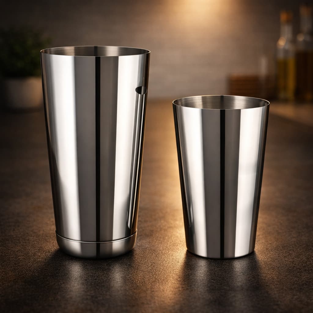 Coqueteleira Boston Inox Profissional 820ml Alta Durabilidade Misturador Bartender Capacidade Ideal