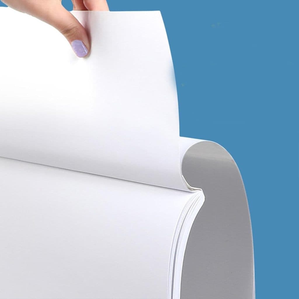 Capa Térmica 8 mm Para Encadernação A4 Branco Com 10 Unidades