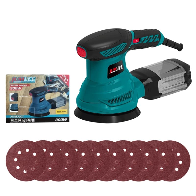 Lixadeira Rotativa Elétrica 300W 6 Velocidades com Kit de Discos