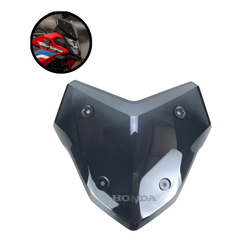 Bolha Parabrisa Frontal Fume Honda Sahara 300 2024 / 2026