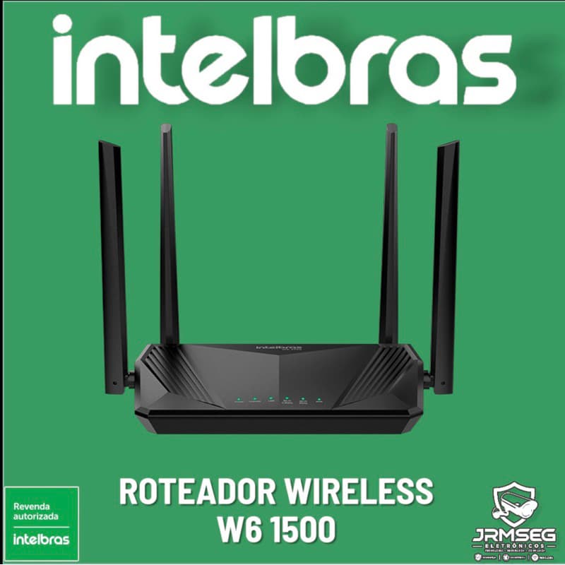 Wi-Force W6-1500 Roteador Wi-Fi 6 dual band Intelbras
