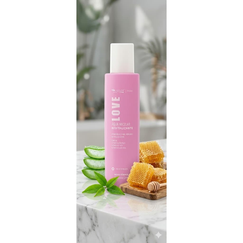 Água Micelar Revitalizante Max Love
