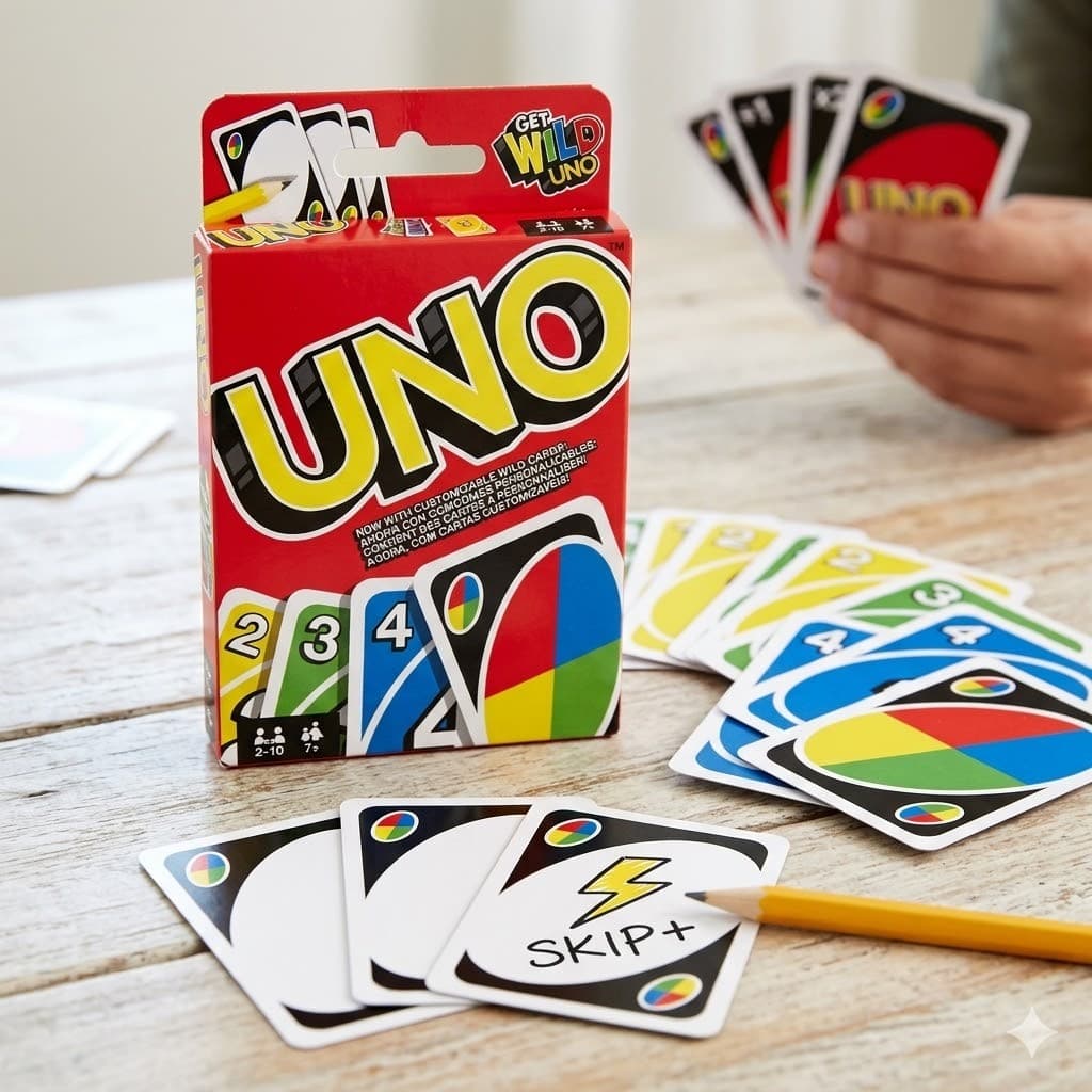 Jogo Uno Baralho De Cartas Divertido Para Família