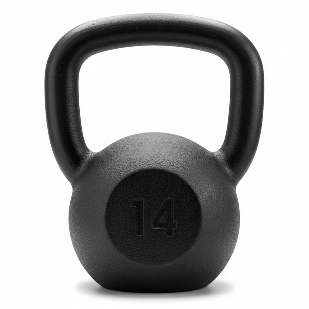 Kettlebell 14kg para Musculação Academia Treino Fitness Funcional Crossfit Resistente Profissional Gym Pro
