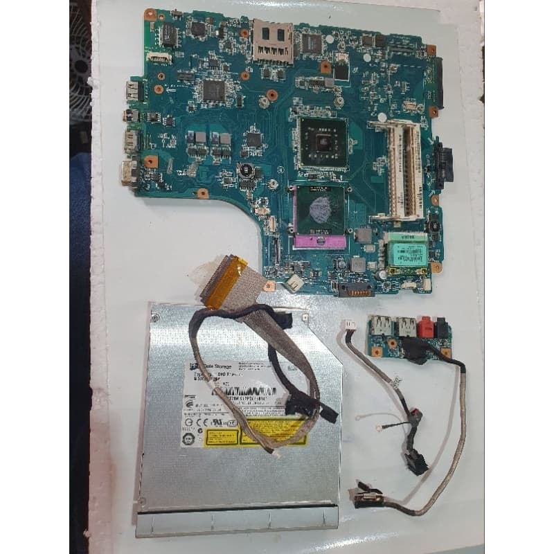 Lote 5 Peças Sony Vaio PCG-7192L MBX-218 - C/ Placa, Flex, Jack, DVD - Sem Testes
