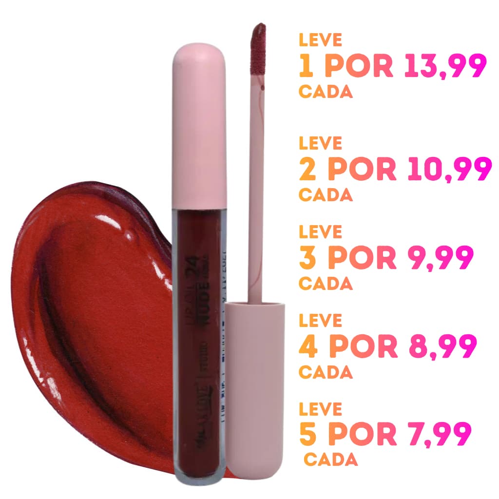 Max Love - Lip Oil Nude 24Horas 806 5ML