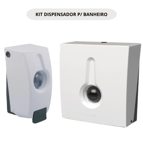 Kit de Suporte para sabonete líquido e Suporte para papel toalha Superpro Bettanin