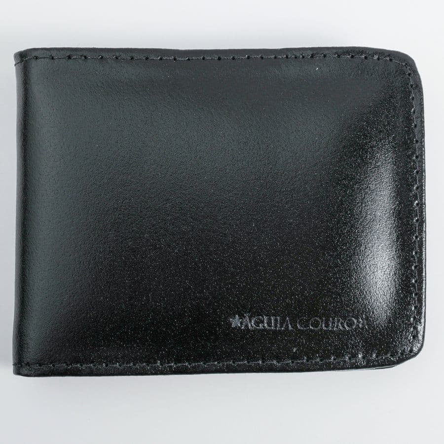 Carteira Masculina Couro Clássica Ideal Para Presentear na Caixa Couro Legítimo