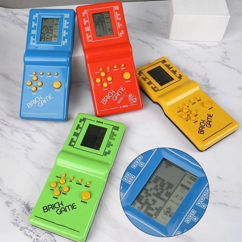 Kit 50 Mini Game Portátil Retro Brick Game 9999 Transparente Ou Colorido