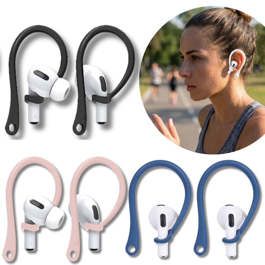 Suporte Fixador Gancho De Orelha Para Fone AirPods 1 2 3 Pro e Fones com a mesma base e Genericos