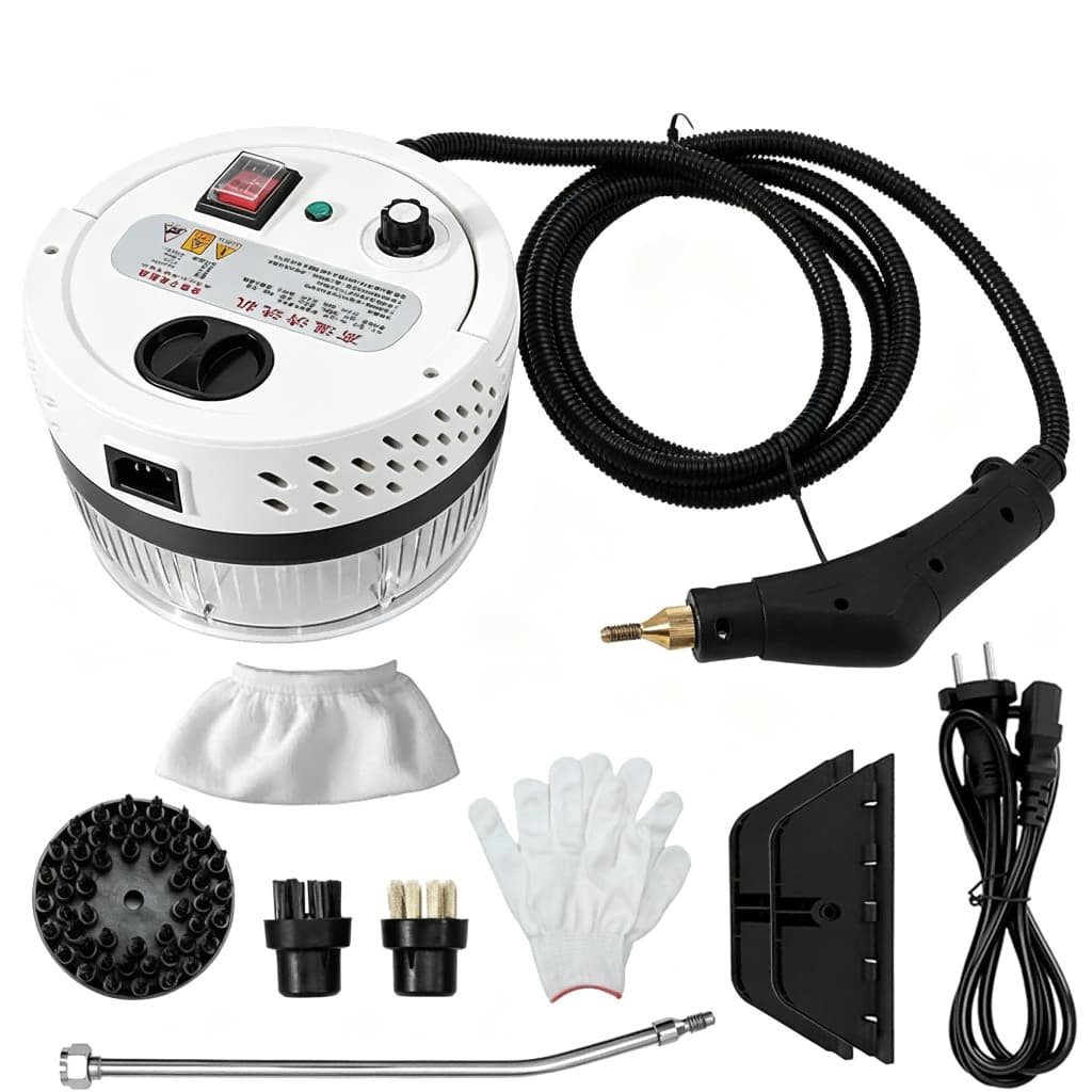 Limpador a Vapor Portátil 2500W 1400ML Alta Temperatura Higienizador Esterilizador para Sofá Cozinha Ar Condicionado