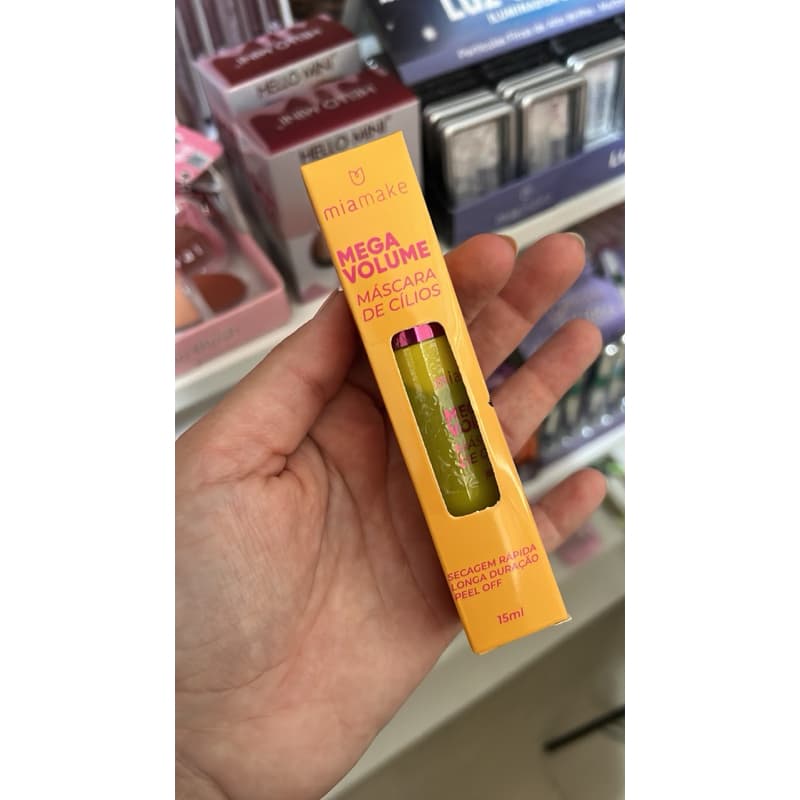Rímel Mega Volume máscara de cílios Miamake Peel off Prova D'água