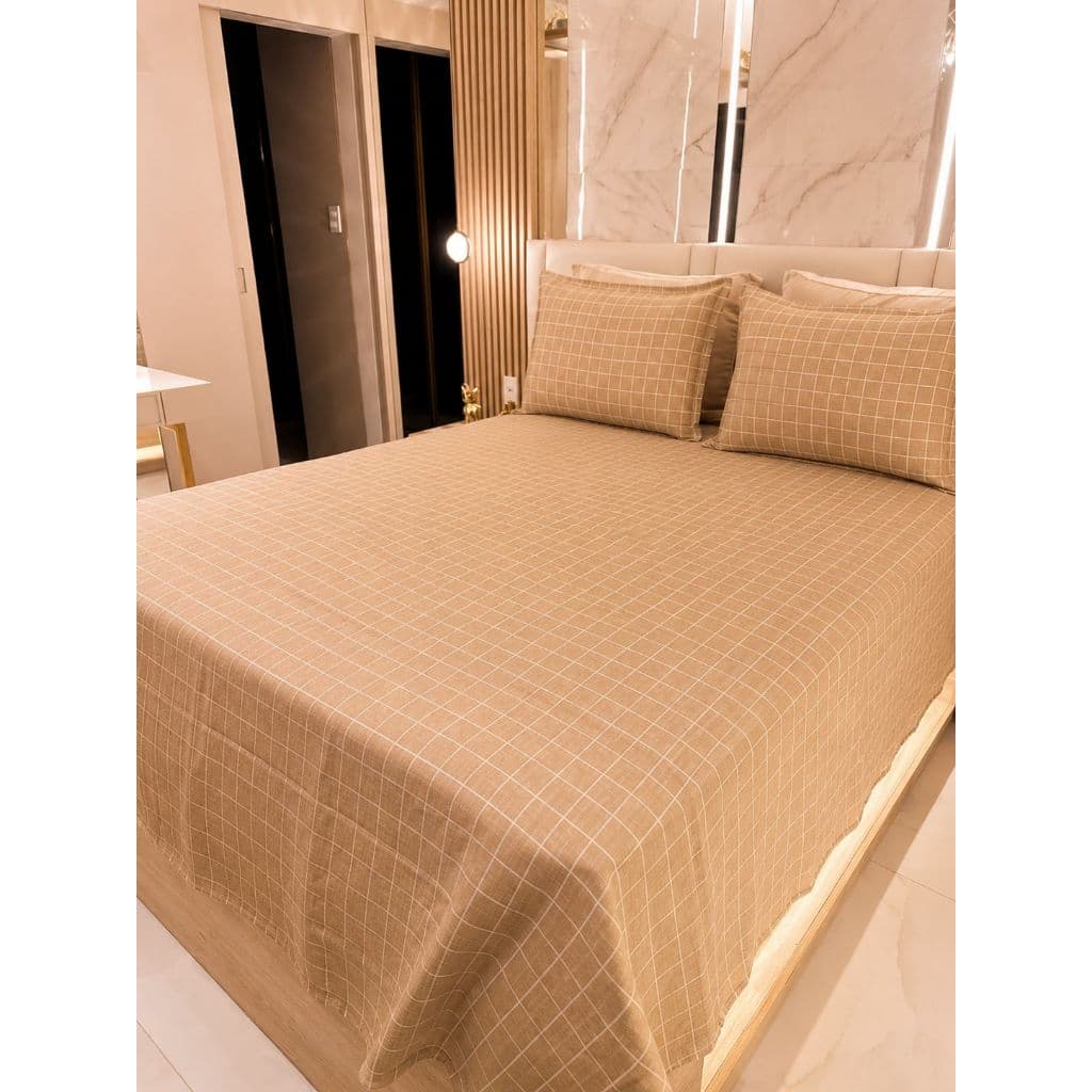 Colcha Cobre Leito Piquet Casal Queen - ENVIO RÁPIDO