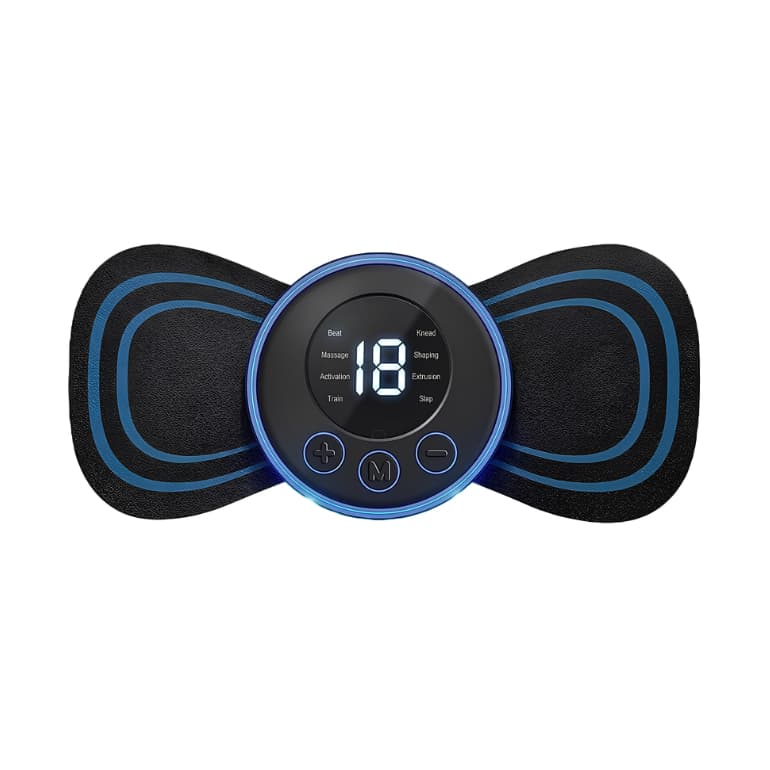 Mini Massageador Portátil | 8 Modos 19 Níveis Recarregável - Muscular