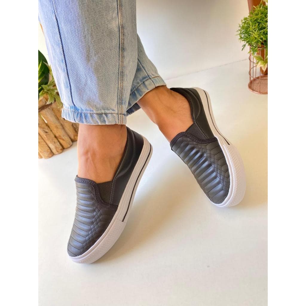 Tênis Feminino Prático para Entrada Fácil calçe facil sapatilha confórtavel slip ons mules