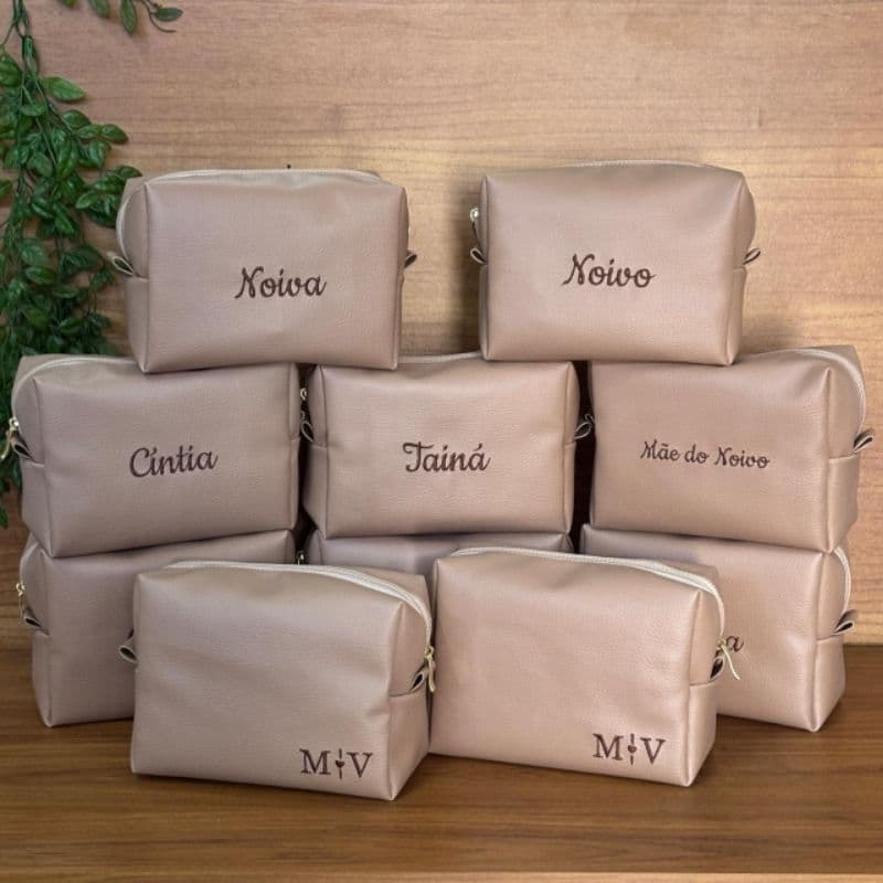 Kit 8 Necessaires Personalizadas dois lados