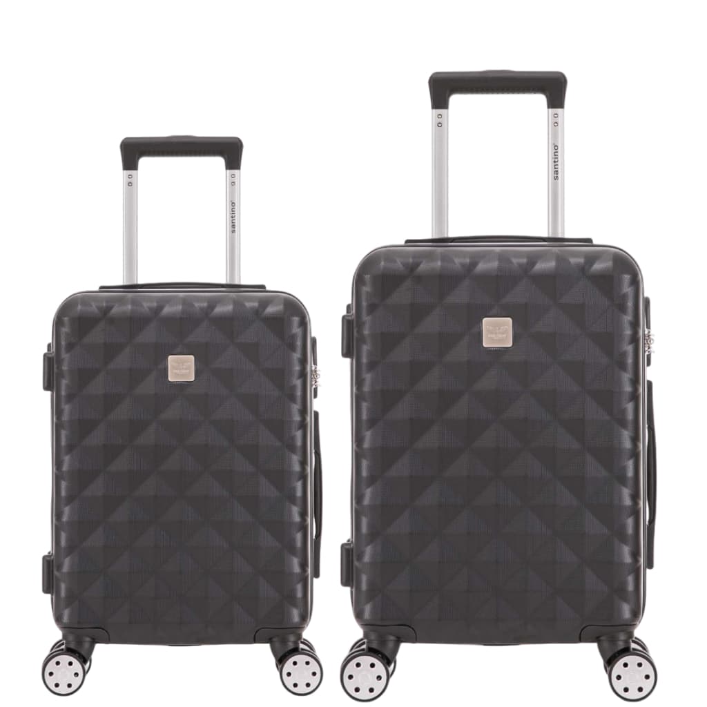 Kit Mala de Viagem 2 Peças Pequena e Média Kit Viagem Completa Mala Espaçosa Durável Original Santino!