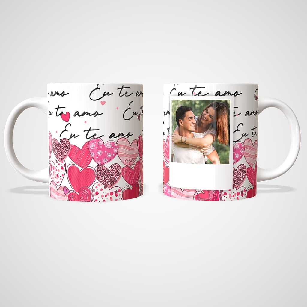 Caneca Xícara Dia dos Namorados Amor Verdadeiro Casal Apaixonado Com Foto Personalizada OFERTA RELÂMPAGO