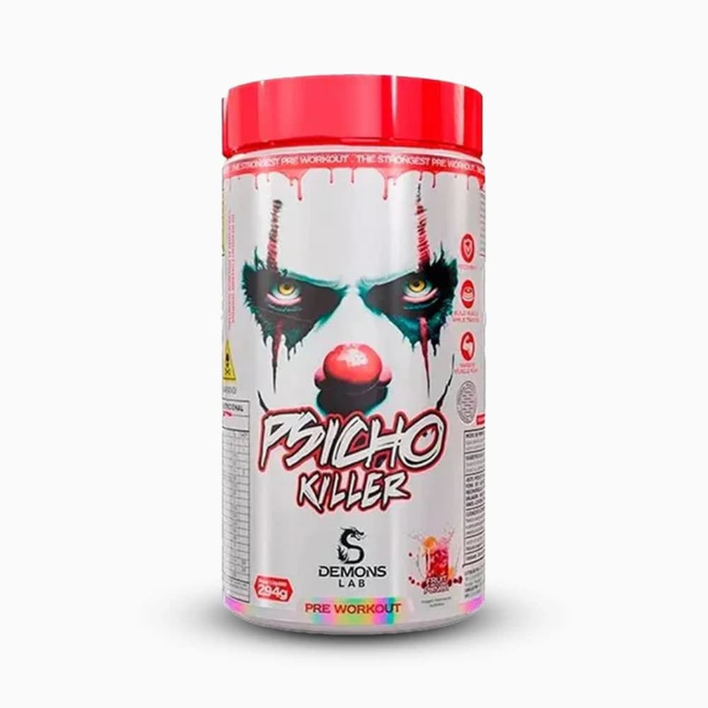 Psicho Killer Pre Workout 294g Pré Treino yellow mendless