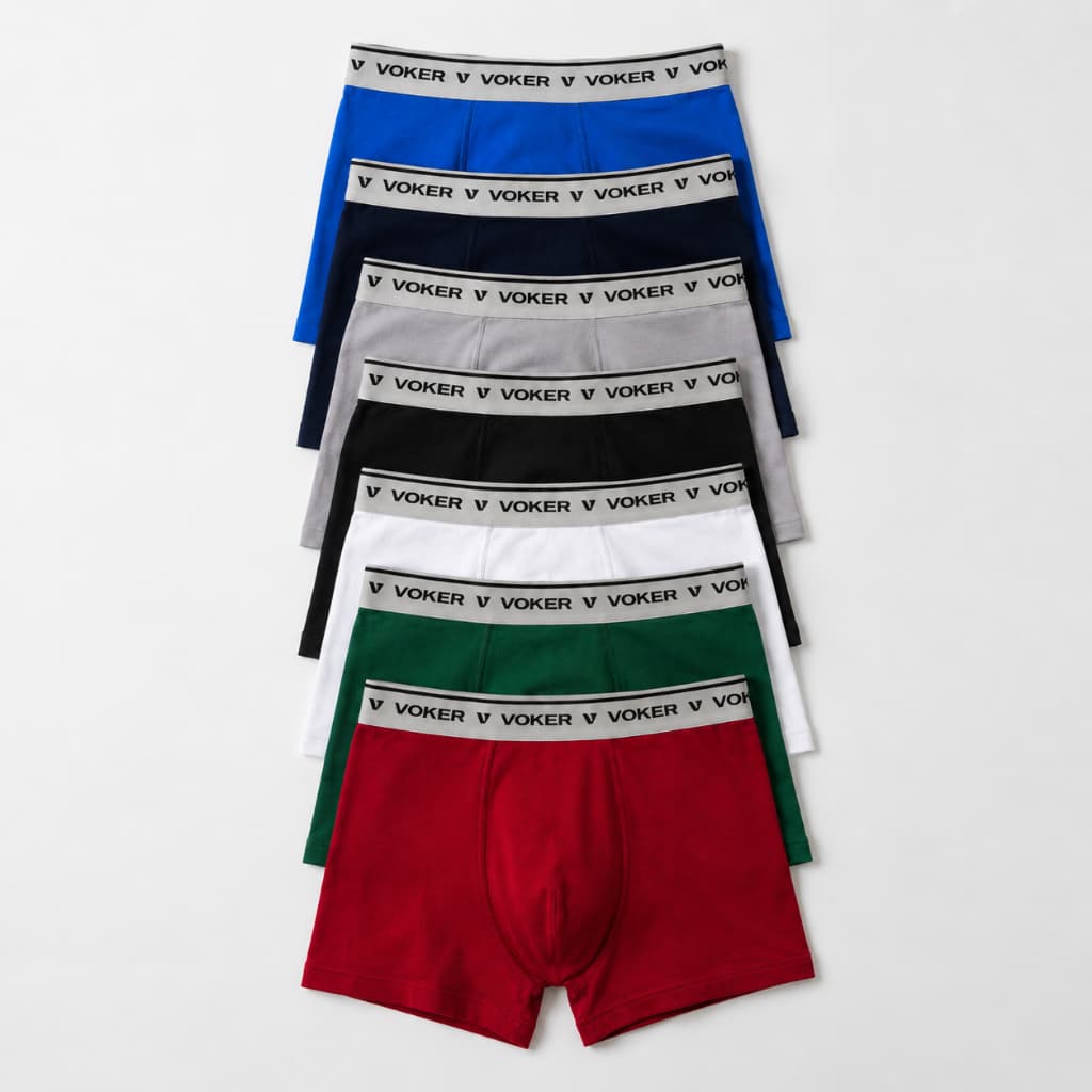 Kit 10 Cueca Boxer Microfibra Masculina Polo Algodão Premium Voker Original - Promoção !