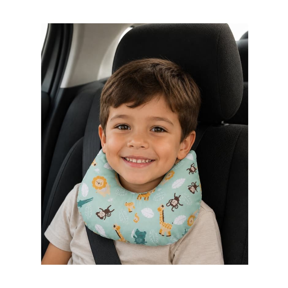 Amofada Infantil Apoia Pescoço Viagem Almofadinha Regulavel