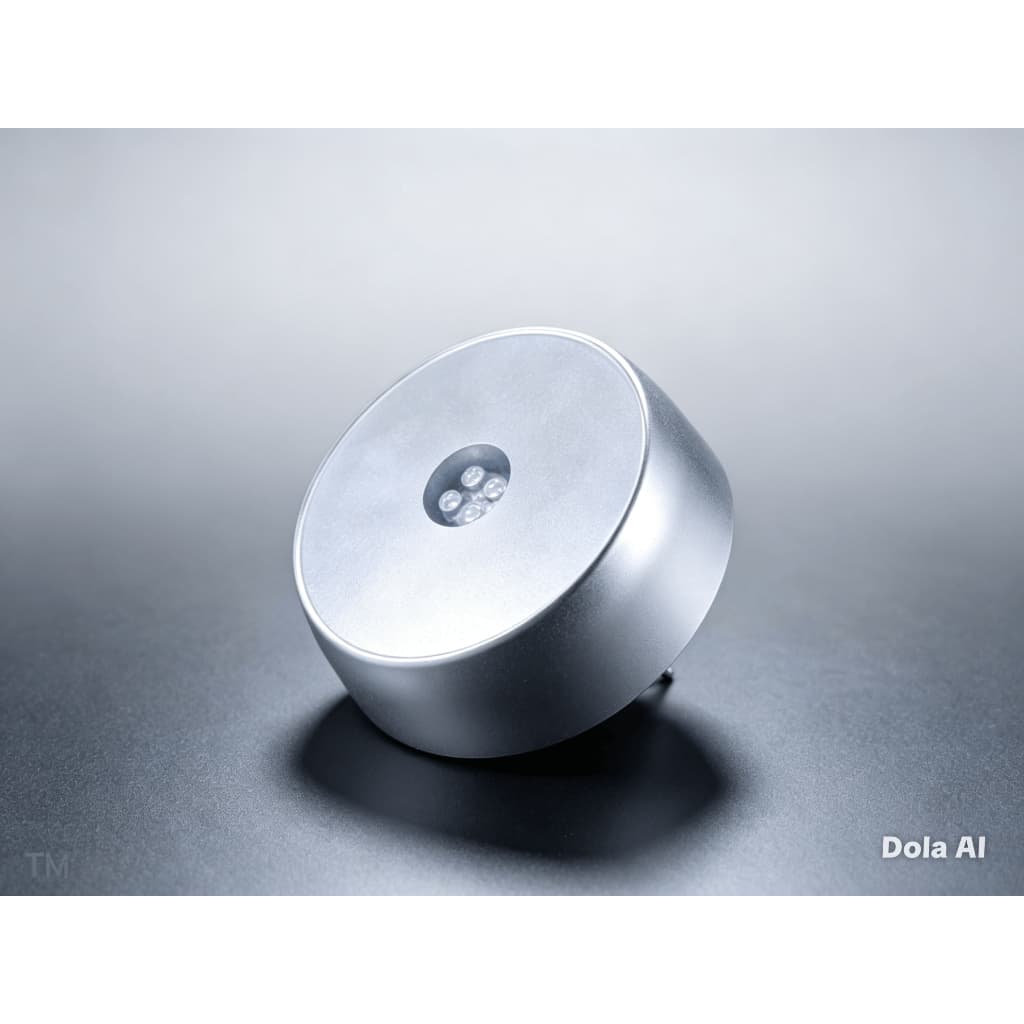 Base Led colorido para cristais espalha luz