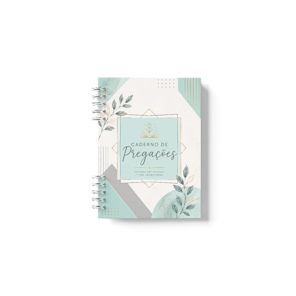 Caderno De Pregações Feminino Esboço De Pregações
