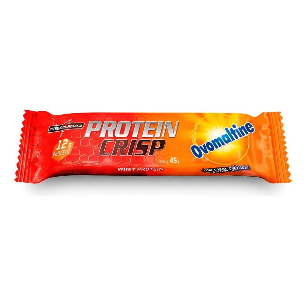 Crisp Bar Barrinha Proteica Sabor Ovomaltine proteina integralmedica