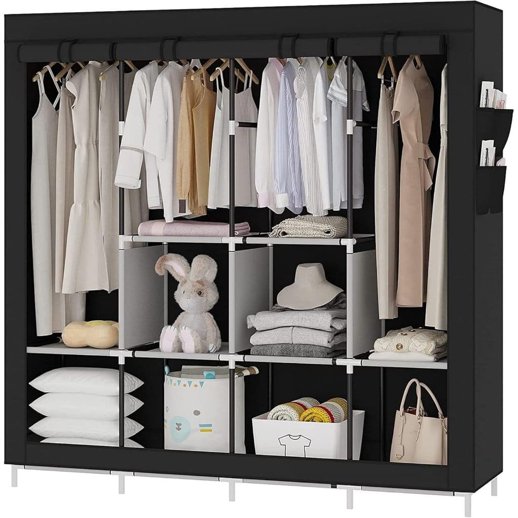 Guarda Roupa Dobrável Organizador De Roupa Armário Grande