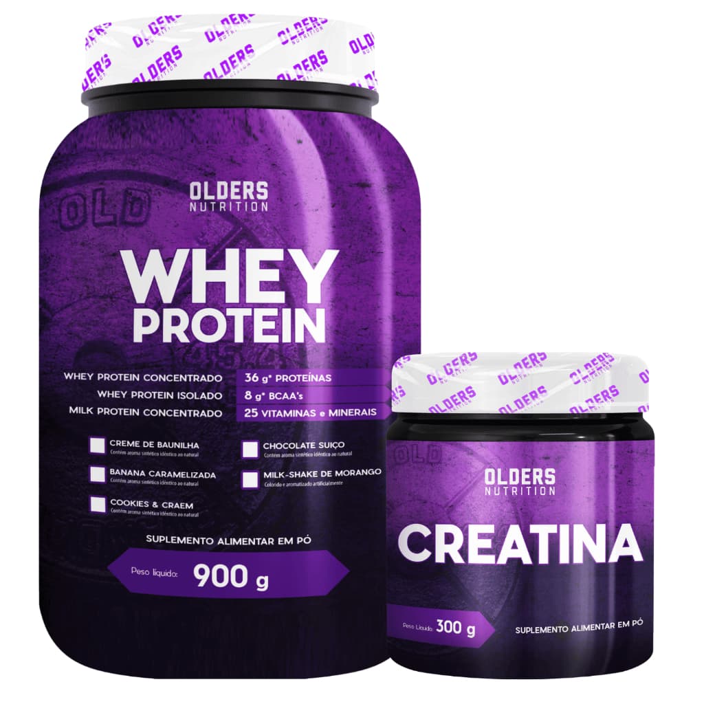 Kit Completo Suplementos Olders Nutrition – Performance, Força e Resultado