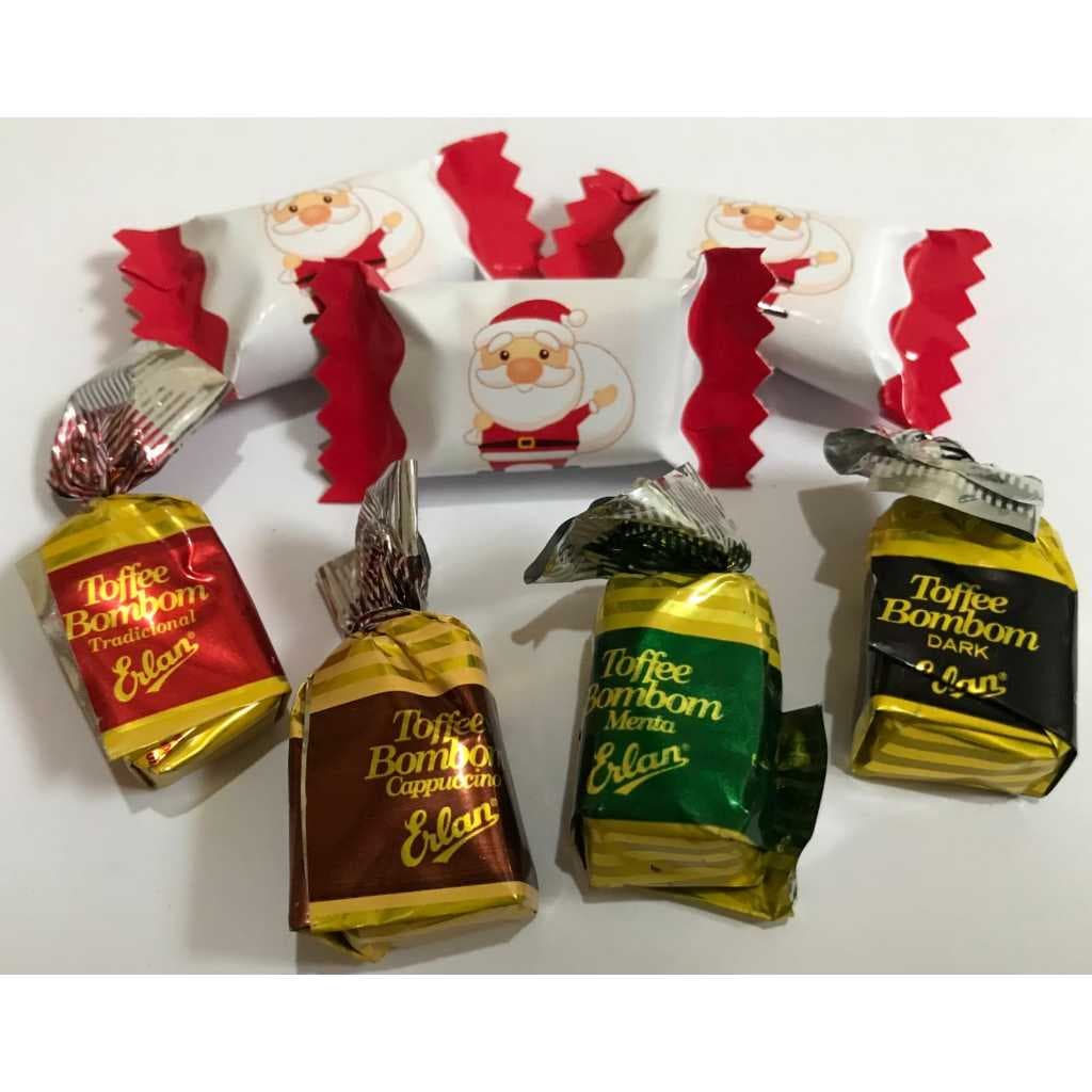 Bala de chocolate Toffee personalizada no tema da sua festa ou logo de empresa, brinde corporativo