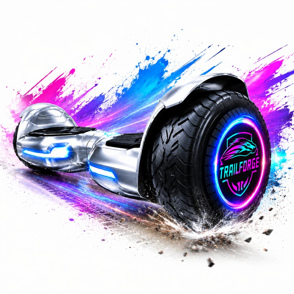 Trailforge-S1 Hoverboard  6.5 " 600W 4.4AH Reprodução de música via Bluetooth