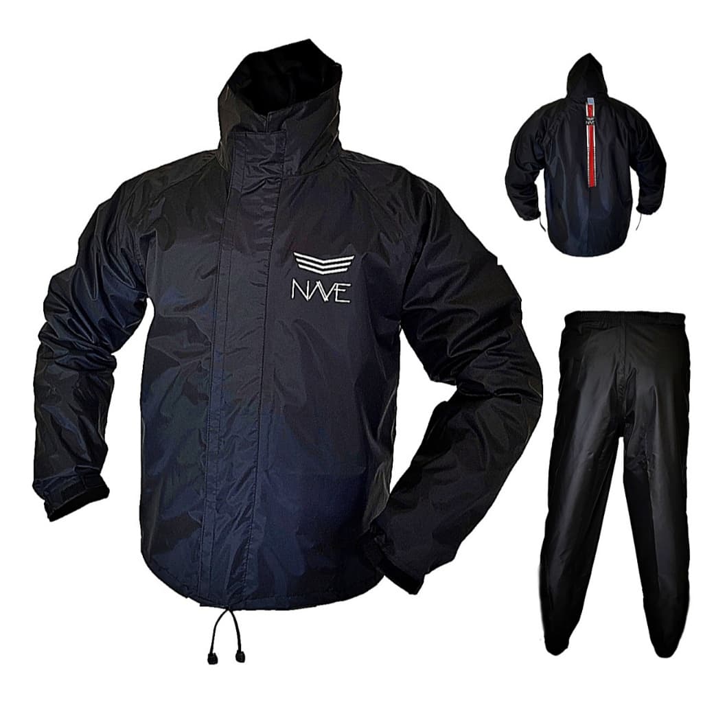 Capa De Chuva Motoqueiro Impermeável Nave Combat Nylon