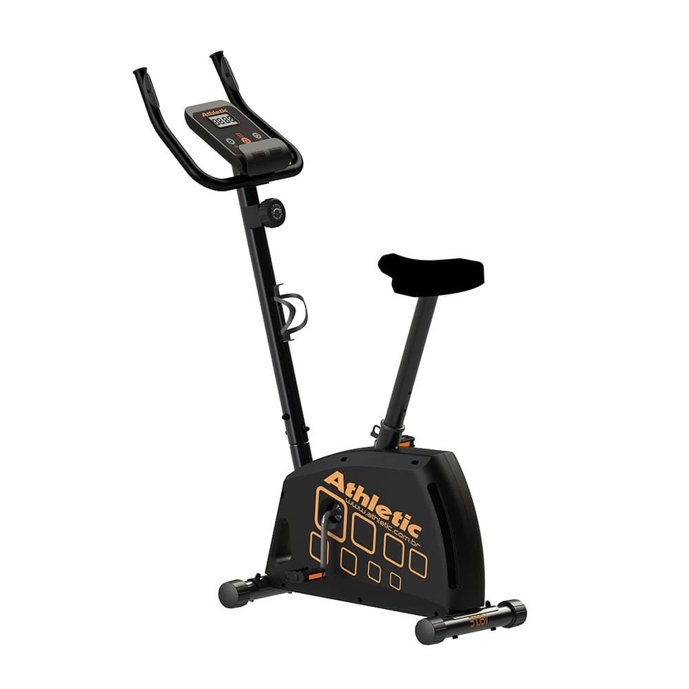 Bicicleta Ergométrica Athletic Performance 310BV Residencial Suporta 150kg 8 Níveis Monitor de Pulso