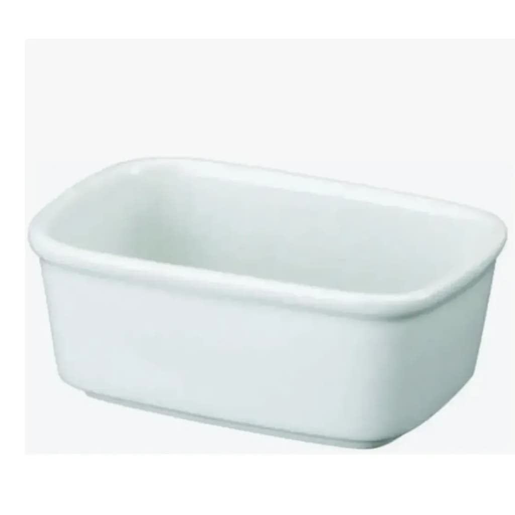 Kit Porta Sachês Tempero P/ Mesa Porcelana Branca