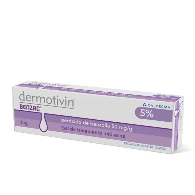 Gel de Tratamento Antiacne Dermotivin Benzac 15g