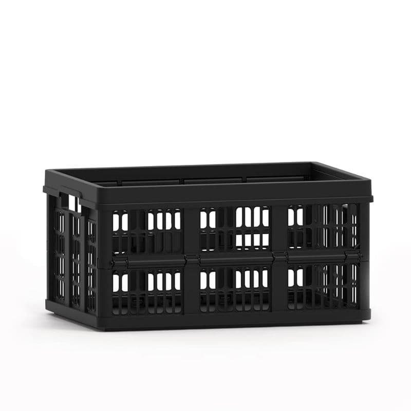 Caixa Organizadora DOBRAVEL Multiuso 45L Grande | Caixa Hortifruti Agrícola Feira 45L Vazada