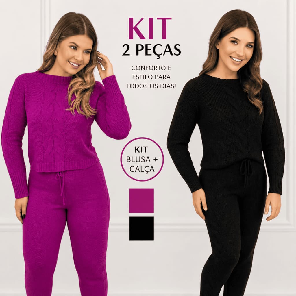 Kit Inverno Tricot Confort Premium