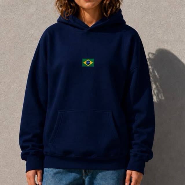 blusa Moletom canguru com capuz, Made in Brasil Premium