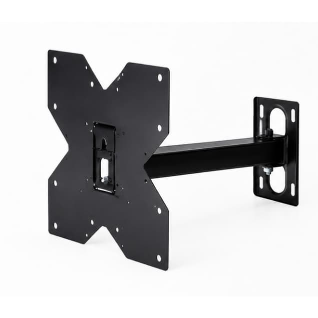 Suporte Articulado para TV 24cm Universal | Suporte de Parede em Aço Carbono Preto