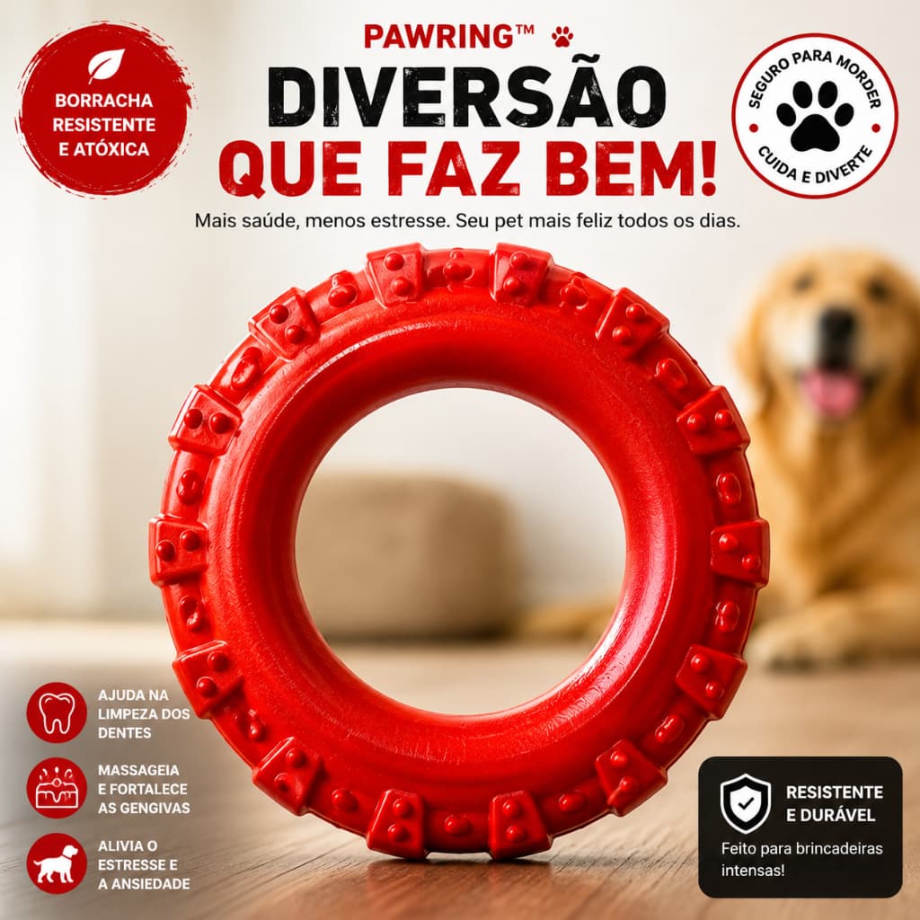 PawRing™ — O Anel Inteligente Que Alivia o Estresse e Mantém Seu Pet Feliz