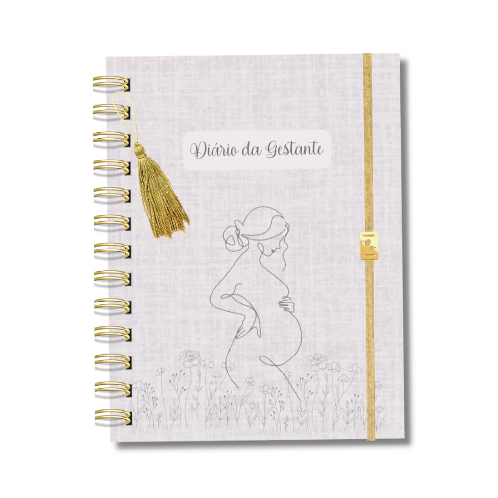 Planner Agenda Diário da Gestante Planejamento Gestação Exames Consultas Gravidez Mãe de Menino Menina Presentes Grávida